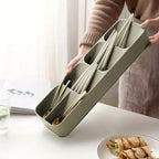Organizador de Talheres Compacto para Gaveta
