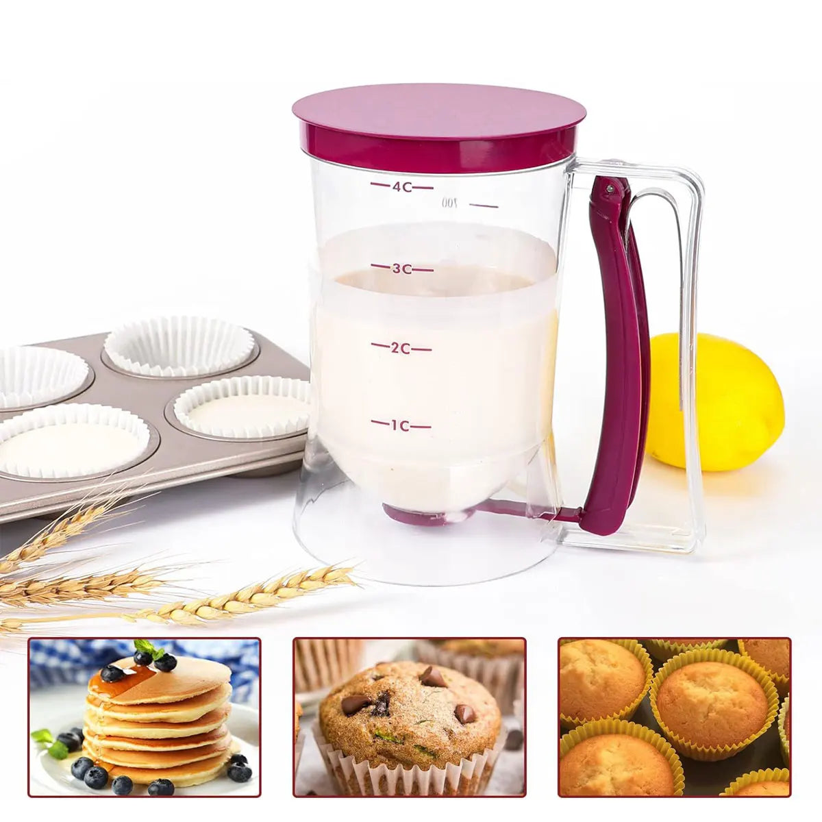 Dosador de Massa para Bolo e Cupcake