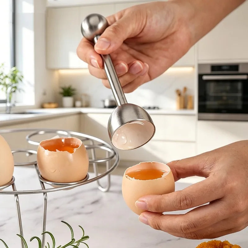 Abridor de Ovos em Aço Inox