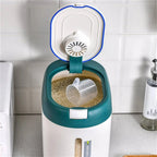 Porta Mantimentos com Dosador para Arroz e Grãos